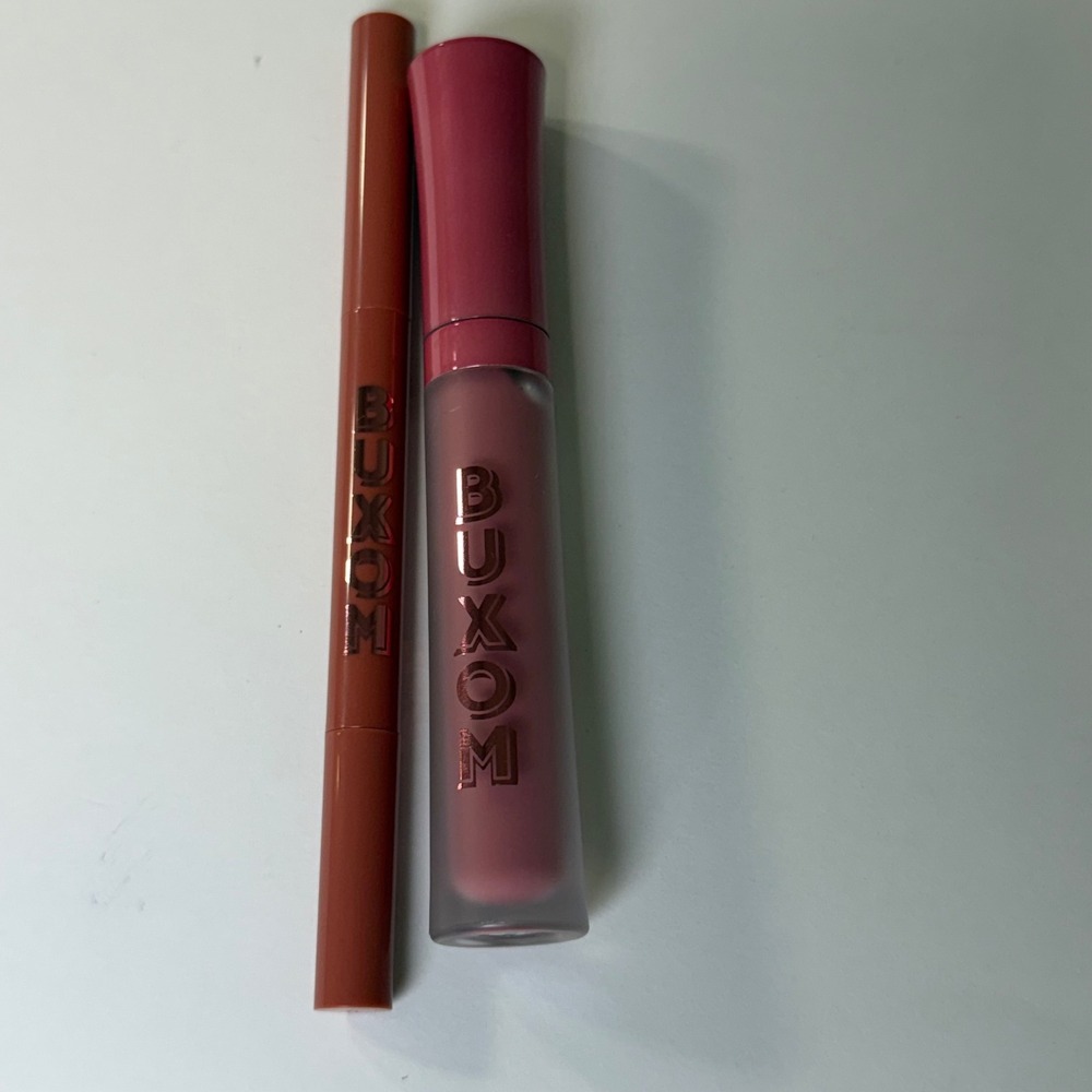 Buxom Dolly‎ Full-On Plumping Lip Cream & Hush Hush Henna Power Line Liner Duo